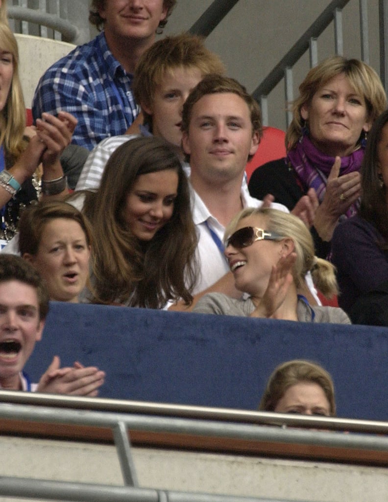 Kate Middleton and Zara Tindall at Princess Diana Benefit Concert in 2007