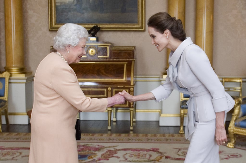 The Queen Met Angelina Jolie . . .