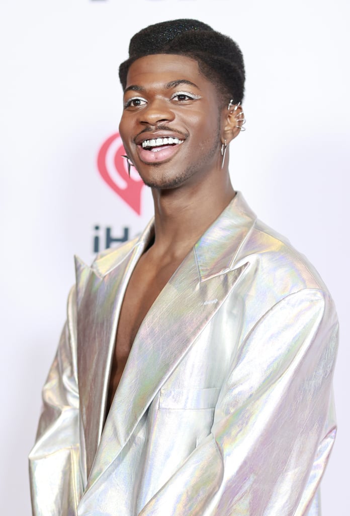 Lil Nas X's Silver Suit at the 2021 iHeartRadio Music Awards | POPSUGAR ...