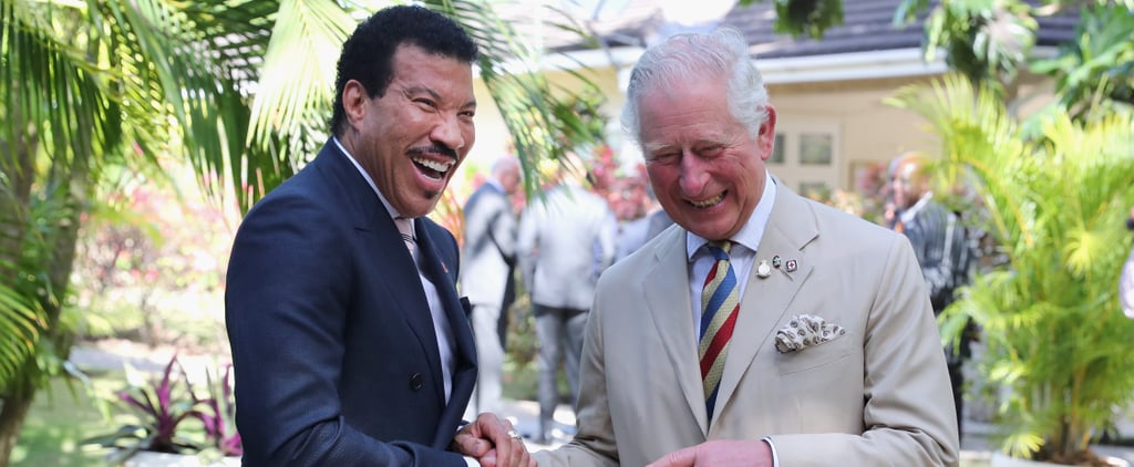 Prince Charles in Barbados With Lionel Richie Pictures