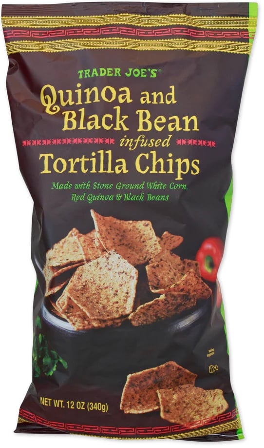 Healthy Snacks at Trader Joe's: Quinoa and Black Bean Infused Tortilla Chips