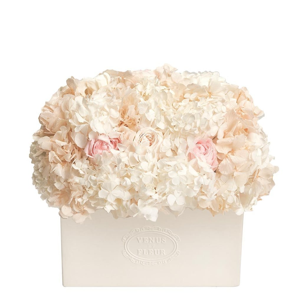 Venus Et Fleur Serene Vase With Mixed Eternity™ Flowers in Pure White