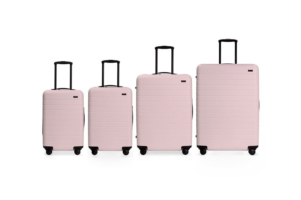 cheap pink luggage