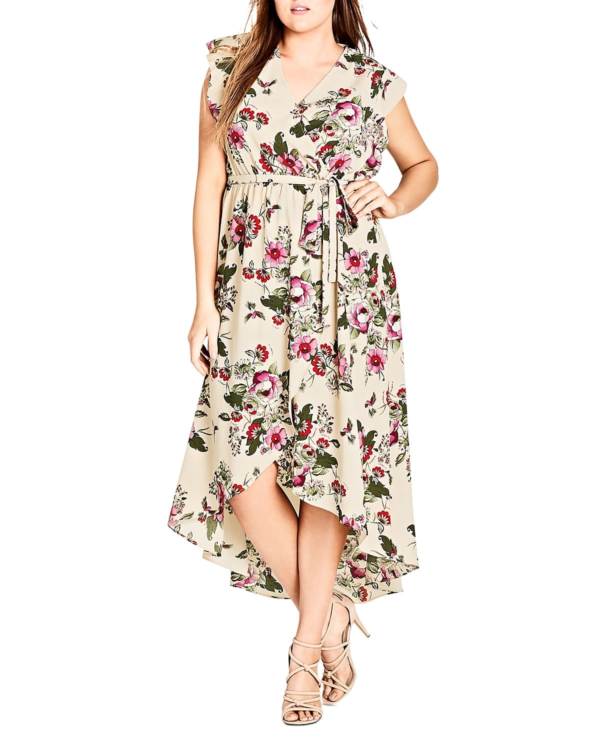 plus size black floor length dress