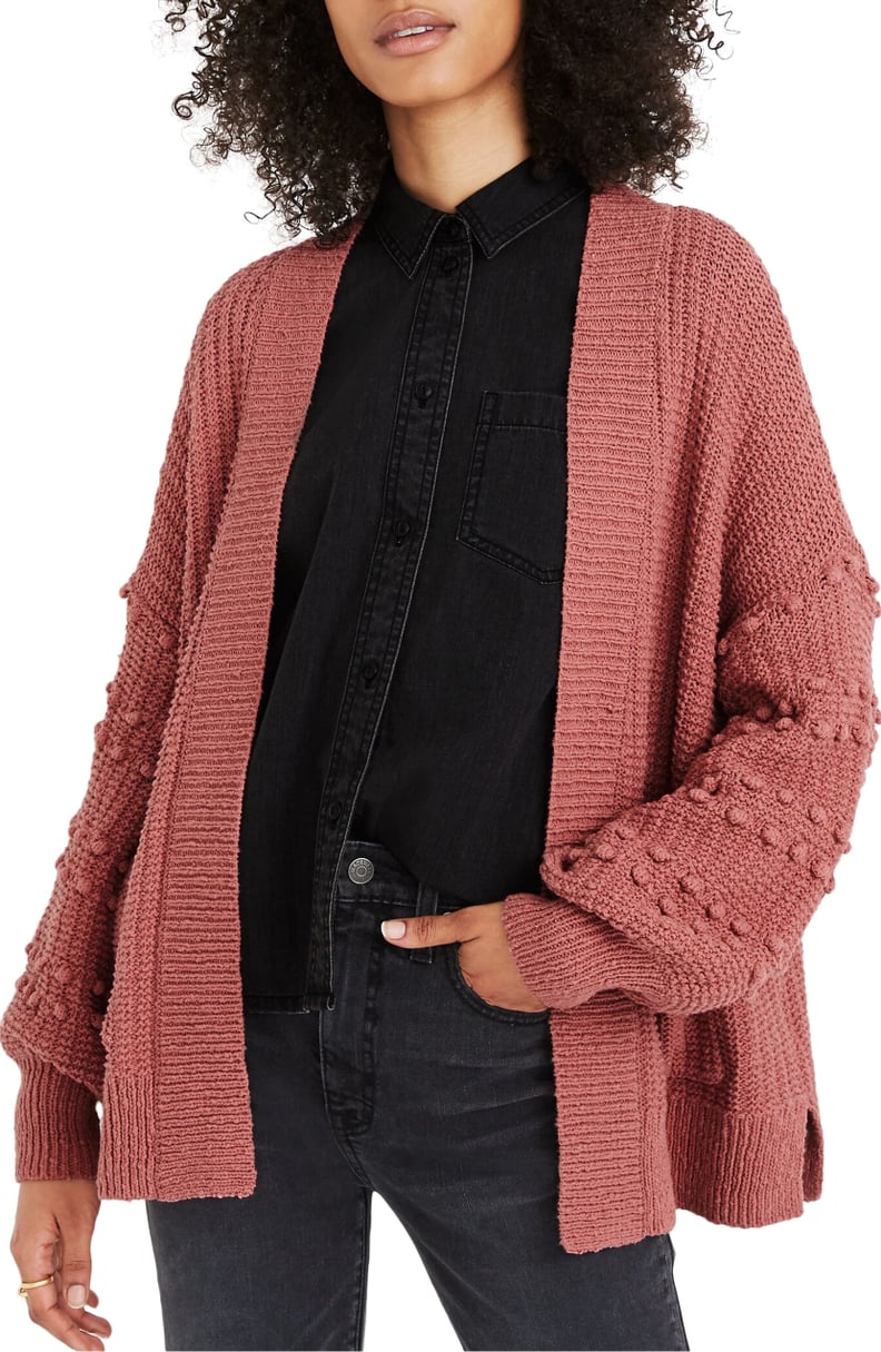 Madewell Bobble Cardigan Sweater