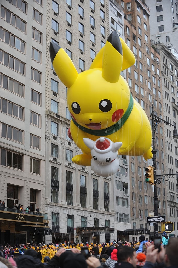 The parade wouldn't be complete without a Pokémon balloon.