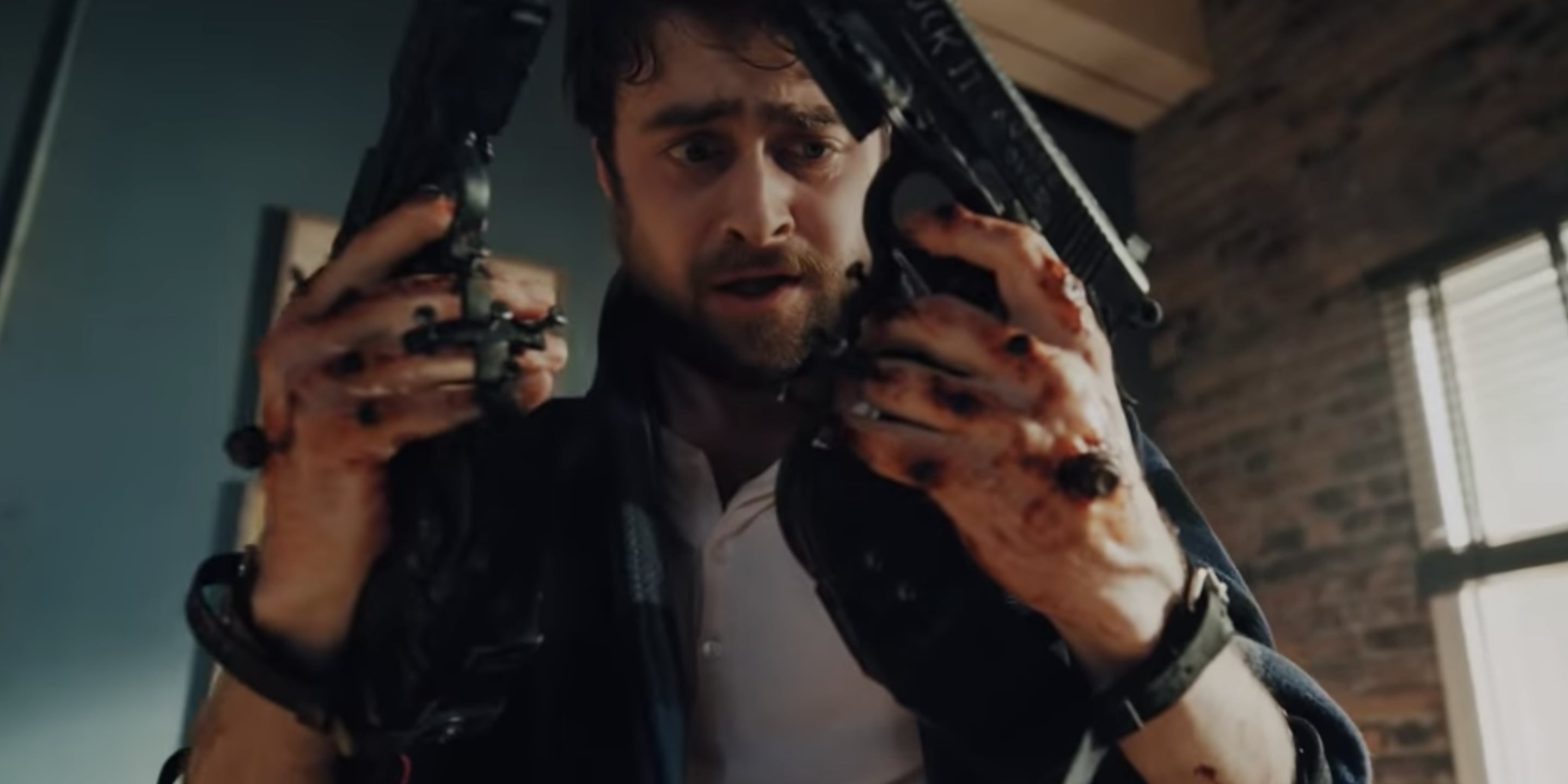 Watch Daniel Radcliffe s Guns Akimbo Movie Trailer POPSUGAR