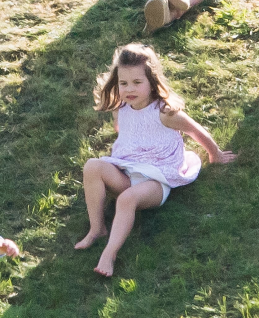 Princess Charlotte Having Fun at Polo Match June 2018