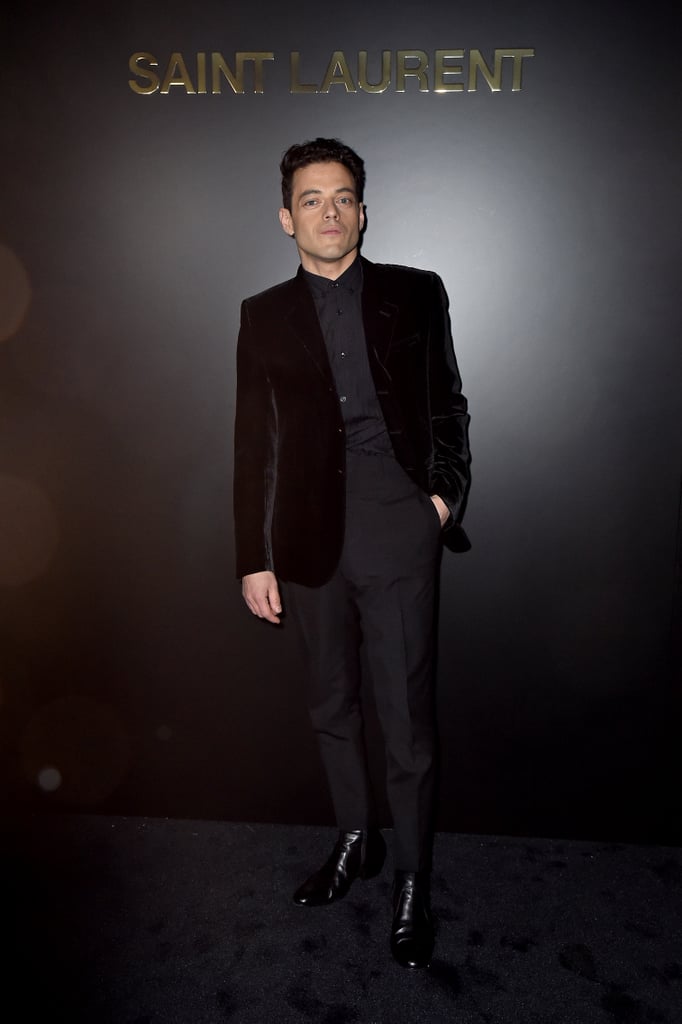 Rami Malek at the Saint Laurent Fall 2020 Show