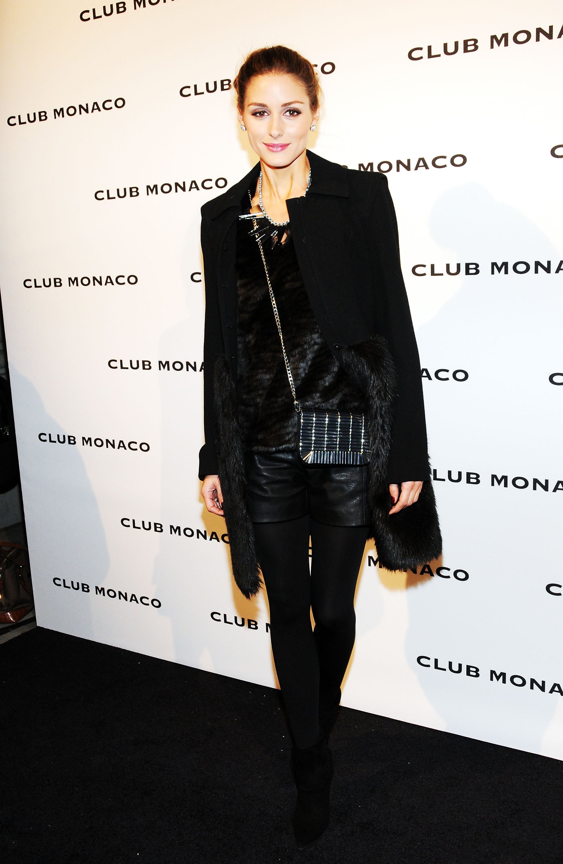 Club Monaco shirt and Louis Vuitton bag