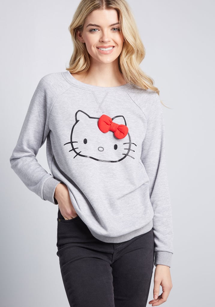 ModCloth for Hello Kitty Bow and Go Graphic Sweatshirt