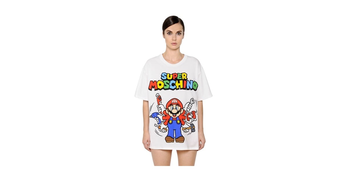 Moschino Oversize Super Printed T-Shirt ($225) | Funny and Stylish ...