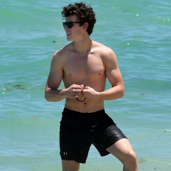 Shawn Mendes Shirtless in Miami Pictures July 2017