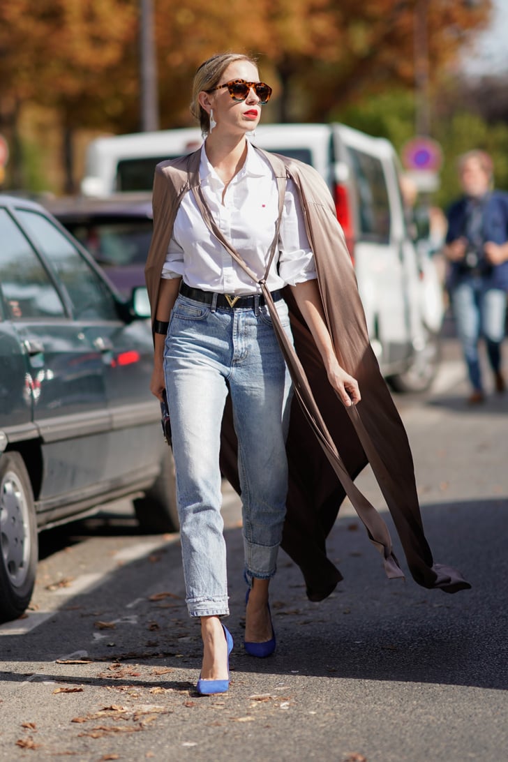 Tuck It Into Your Favorite Jeans How to Wear an Oversized Shirt