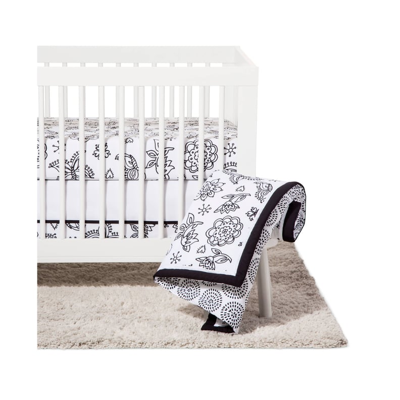 NoJo Crib Floral Bedding Set