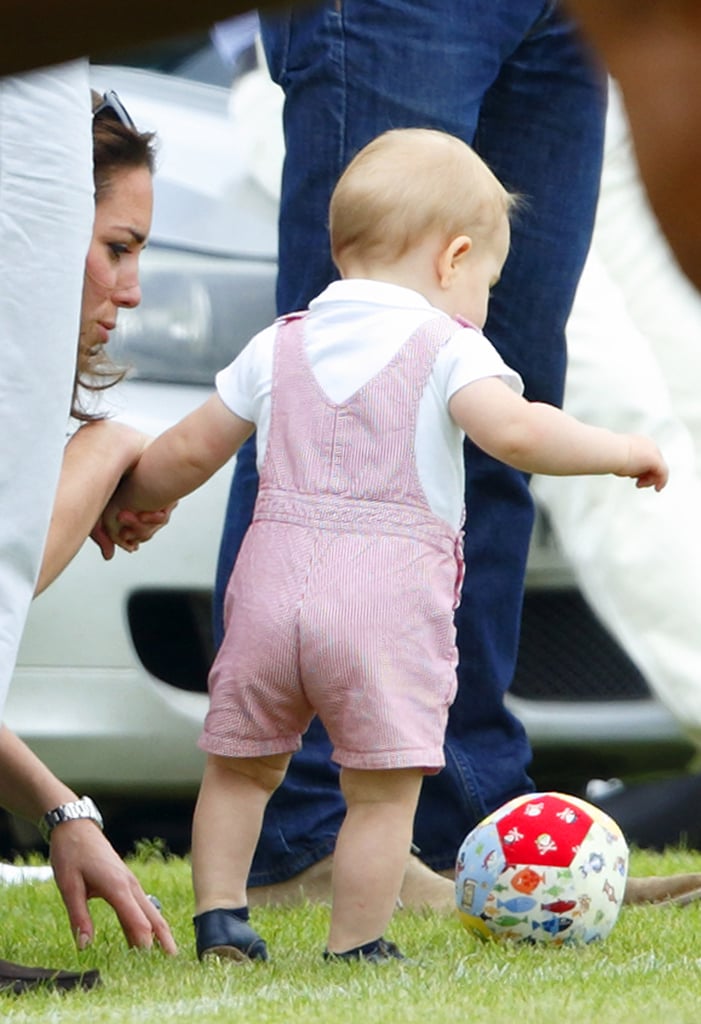 Prince George Crawls at Polo Match | Pictures