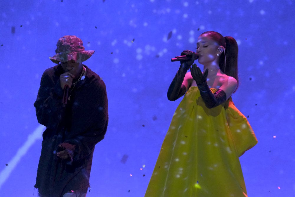 Ariana Grande's Yellow Valentino Dress on The Voice