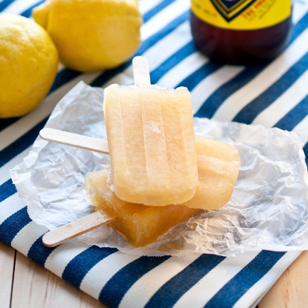 Lemon Pale Ale Beer Popsicles