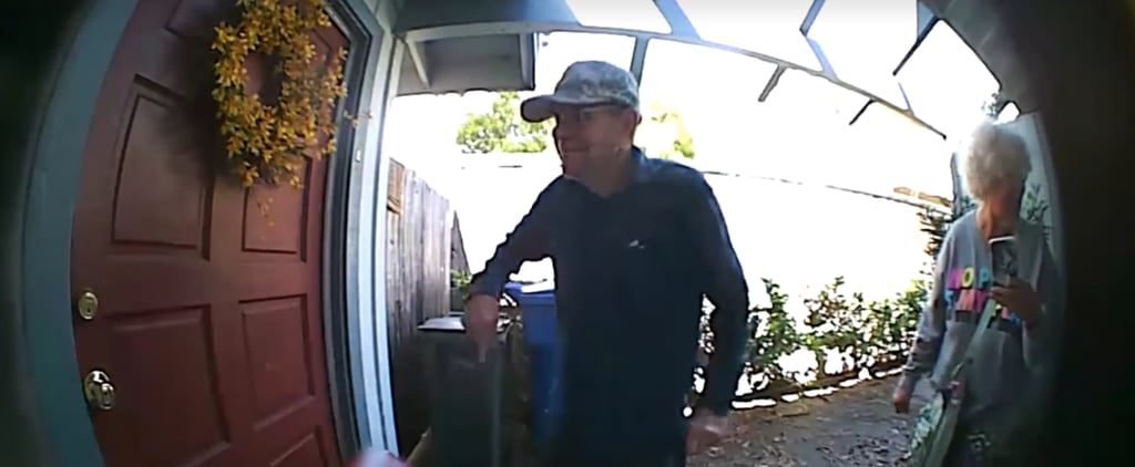 80-Year-Old Man Dancing About Toilet Paper on Doorbell Video