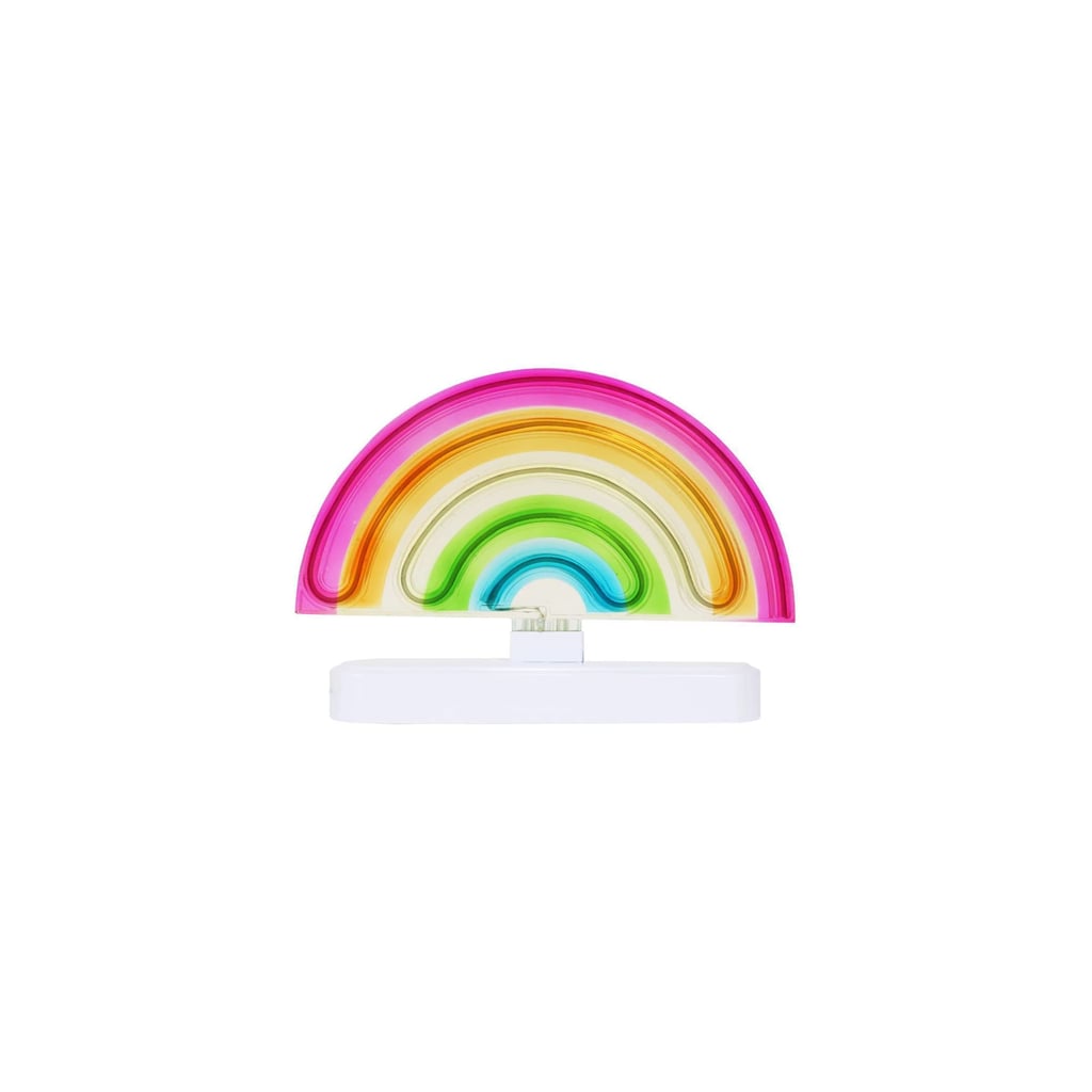 Faux Neon Sign Rainbow