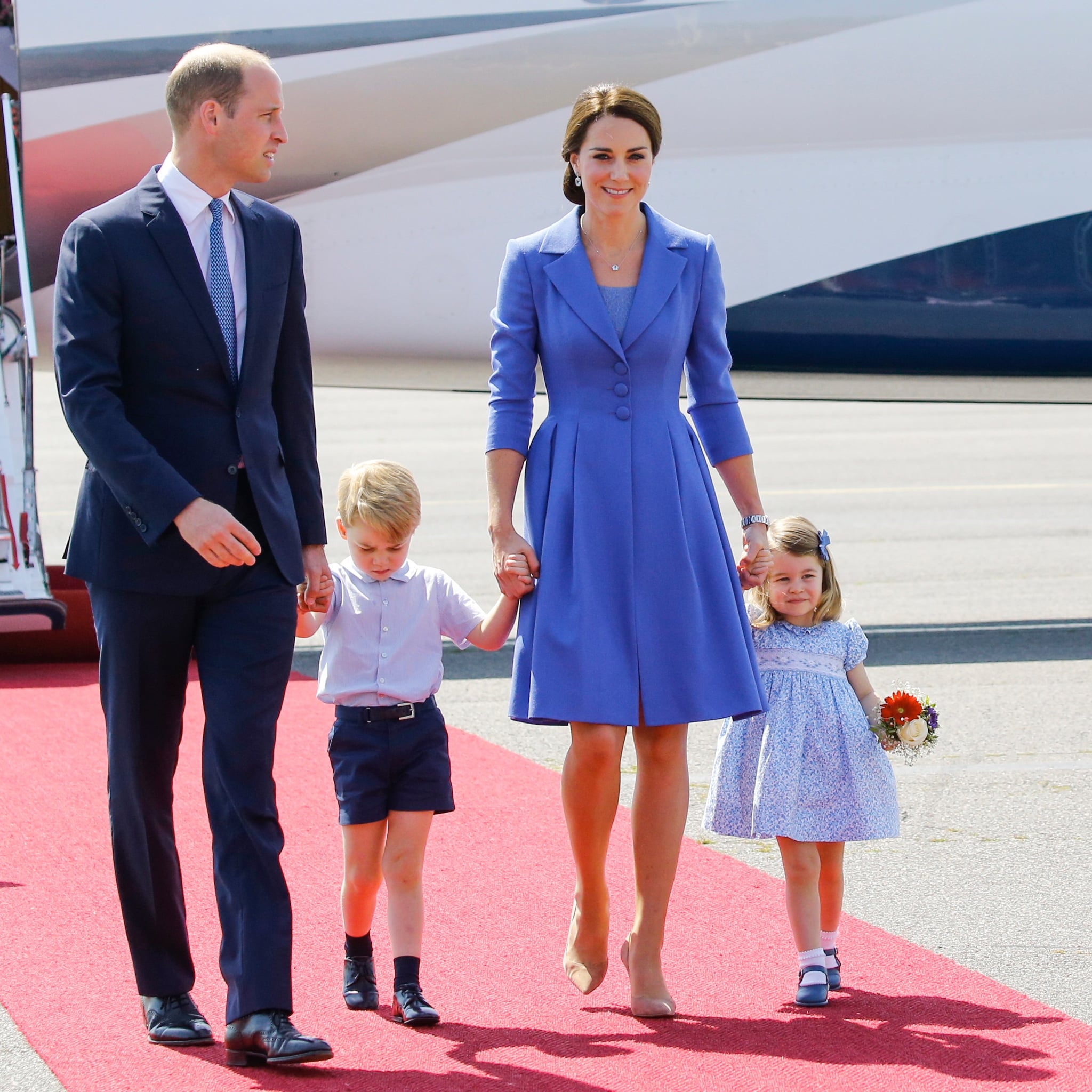 Photos Of Kate Middleton Matching With Her Kids Popsugar Family