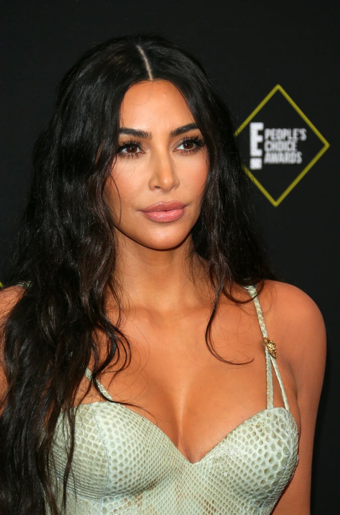Kim Kardashian in Versace at the People's Choice Awards 2019