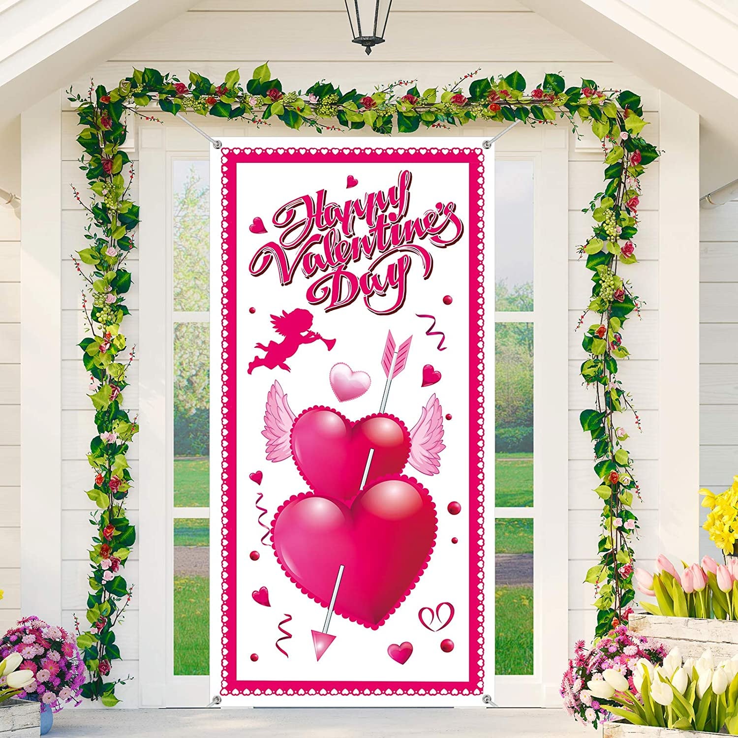 Valentine  door hanger personalized. Front door decor valentines door decorations valentine decoration