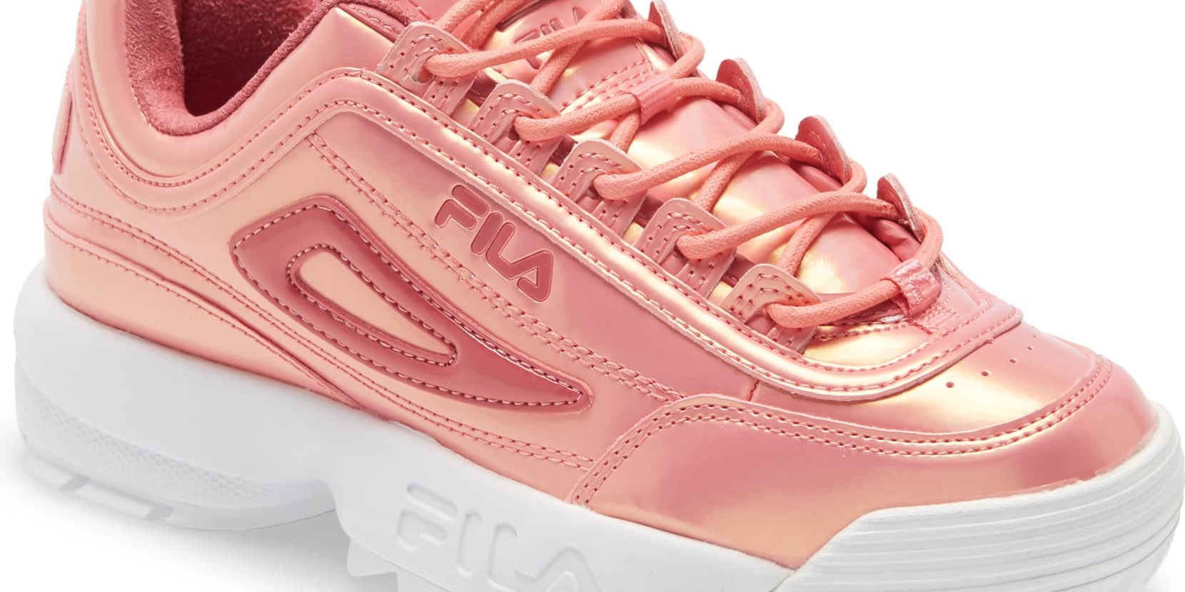Fila sneakers women pink clearance
