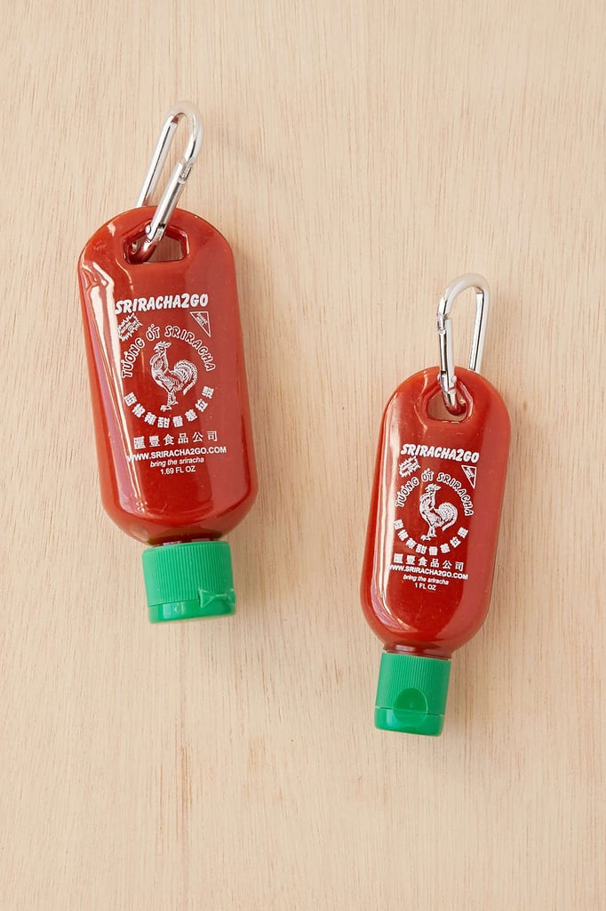 Sriracha To-Go Bottle Keychain ($8)