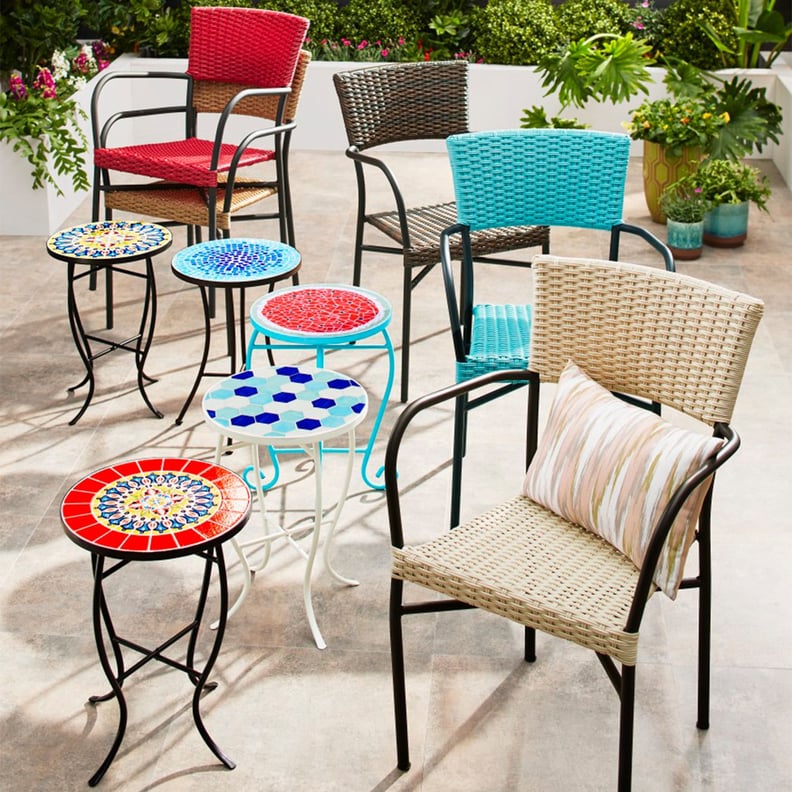 Casbah mocha clearance stacking chair