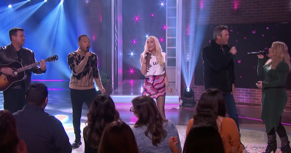 Voice Coaches Sing "Neon Moon" on Kelly Clarkson Show Video POPSUGAR