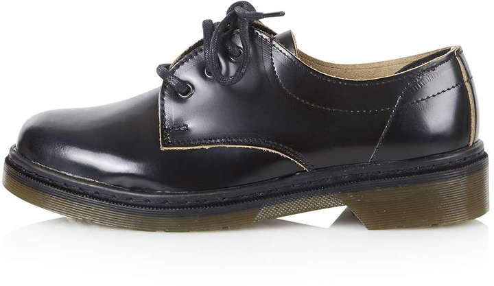 Topshop Kind box leather lace-up shoes ($80)