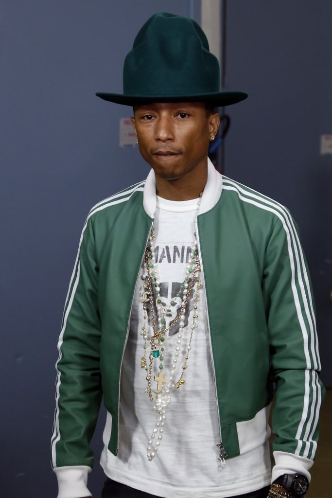 A month later, the two are still going strong. Pharrell's hat joined him at a press conference in Paris on Monday.