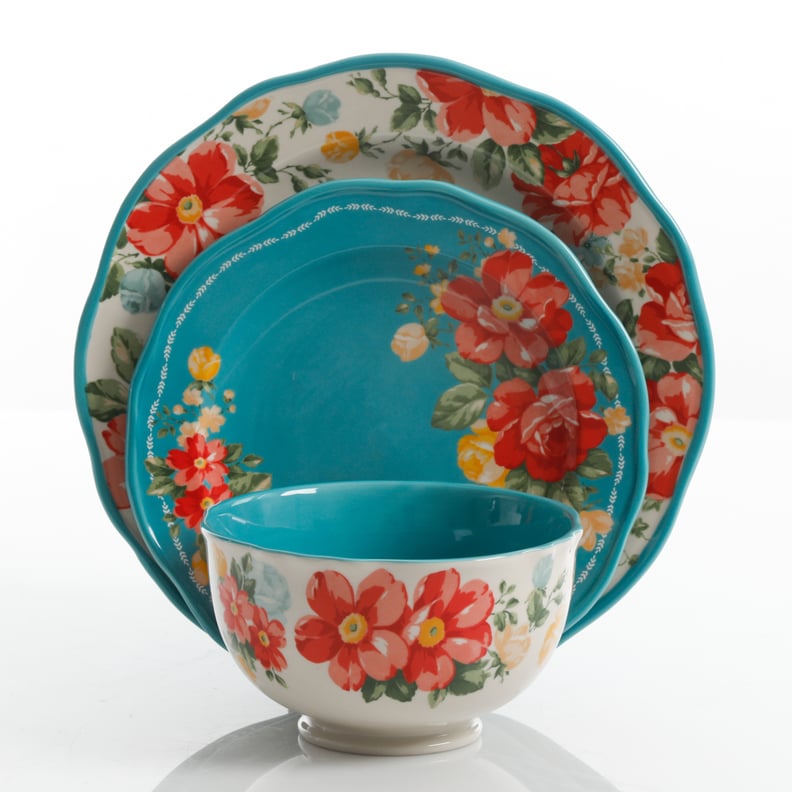 Vintage Floral 12-Piece Dinnerware Set