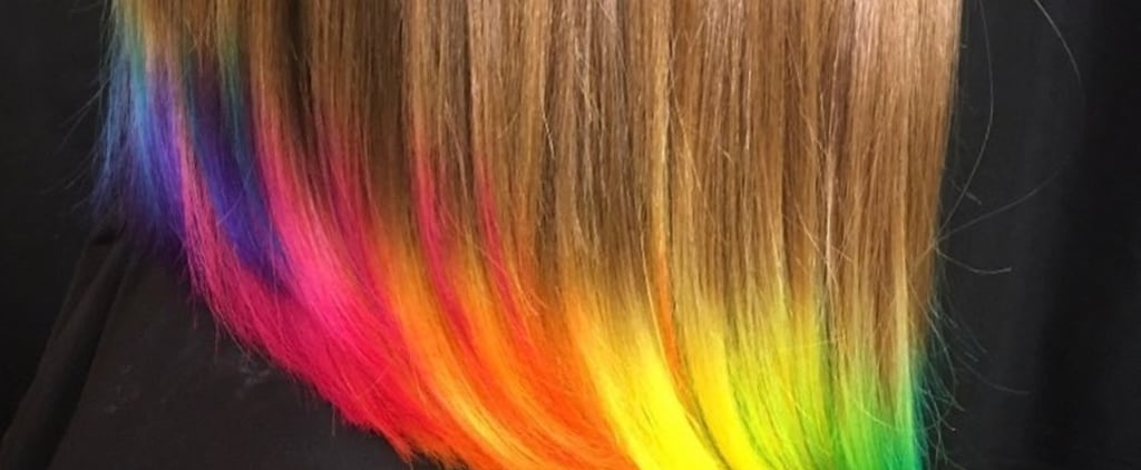 Neon Dip Dye Hair Popsugar Beauty