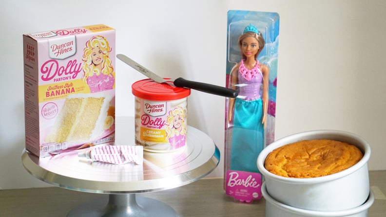 barbie cake: ingredients and tools needed