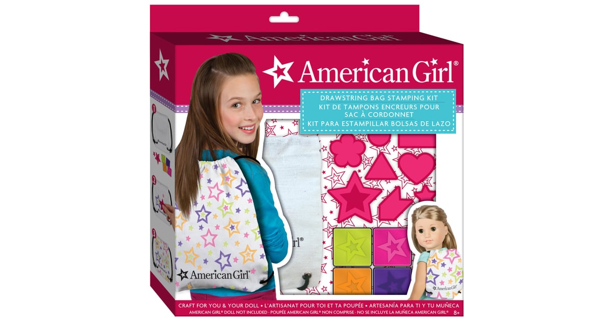American Girl Drawstring Bag Stamping Kit American Girl Doll Gift