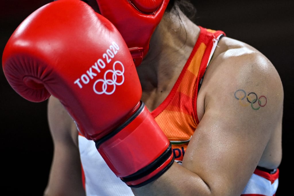 India's Chungneijang Mary Kom Hmangte's Olympic Rings Tattoo