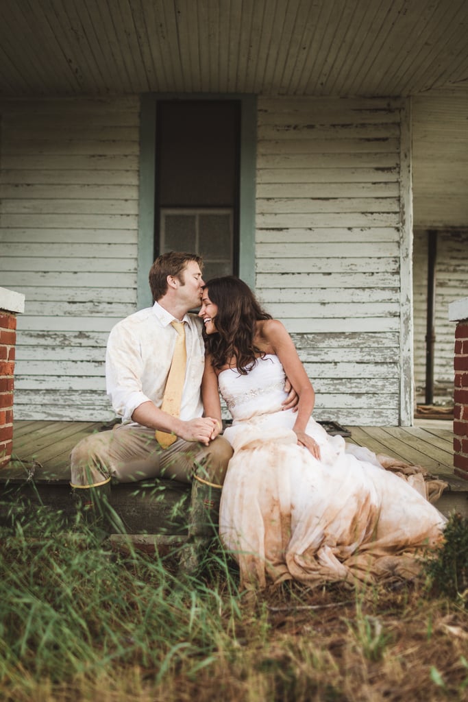 Muddy Trash-the-Dress Shoot