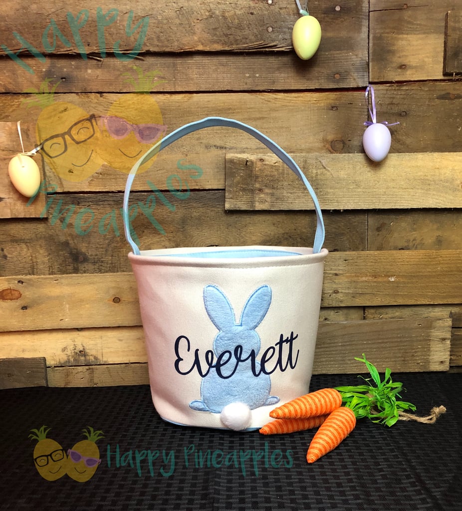 Plush Personalized Easter Basket