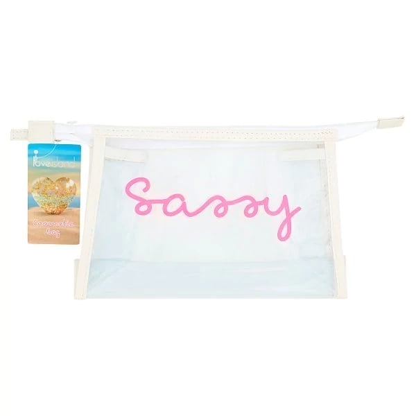 Superdrug Love Island Make Up Bag Sassy Pink