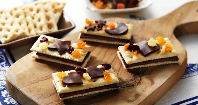 Stamped Out With Cookie Cutters For Decorating Chocolate-Cracker Sandwiches