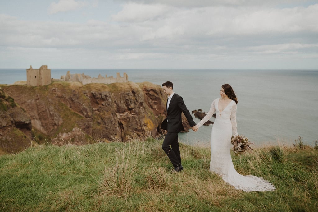 Elopement Shoot at Dunnottar Castle in Scotland