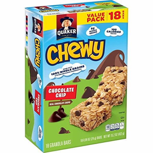 Quaker Chocolate Chip Chewy Granola Bars