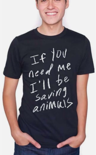 Saving Animals Tee