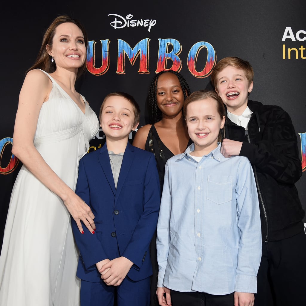 Angelina Jolie Her Kids Dumbo Premiere 2019 