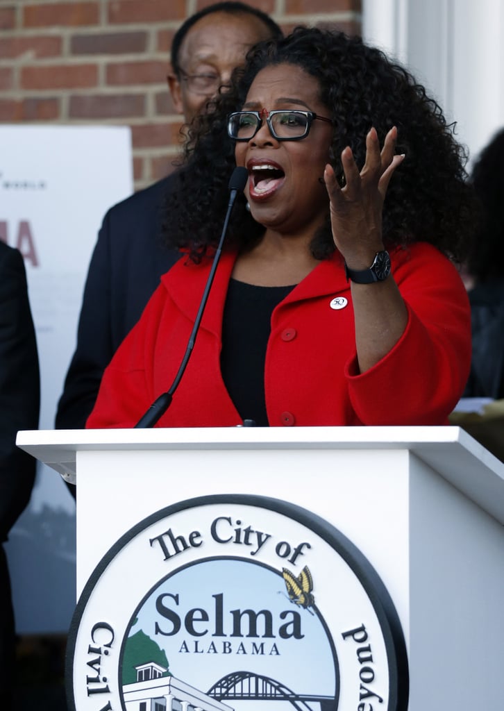 Oprah Winfrey Marching in Selma on MLK Weekend Pictures