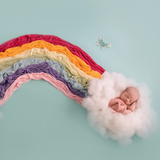 Adopted and Biological Rainbow Baby Shoot