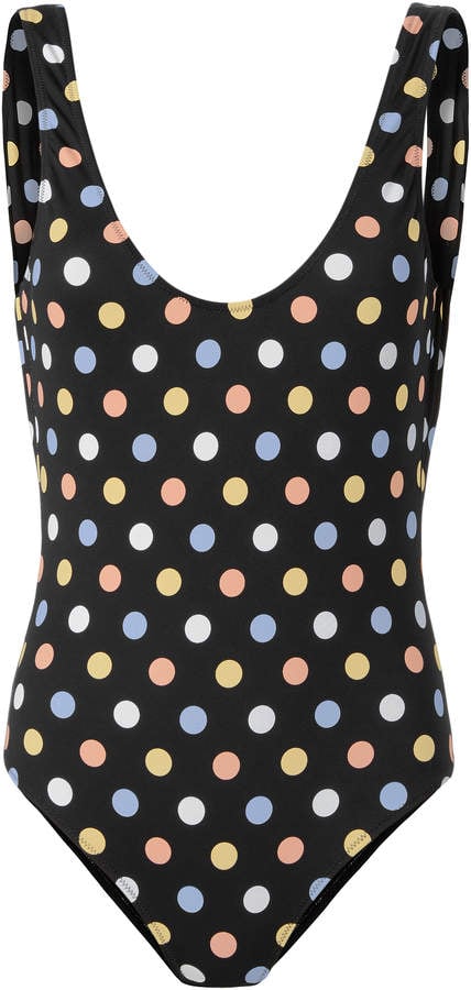 Caroline Constas Mer Clio Polka Dot Swimsuit