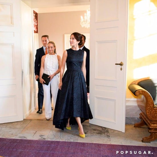 Princess Mary Wearing a Black Dress May 2016